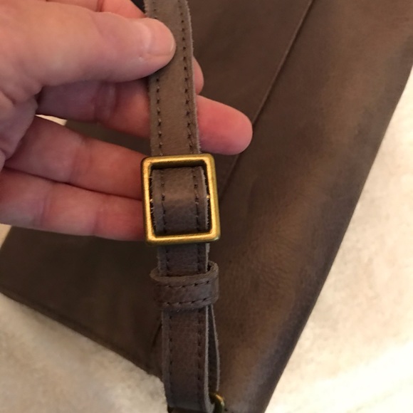 Margot Brown Genuine Leather Crossbody Bag - Picture 6 of 16